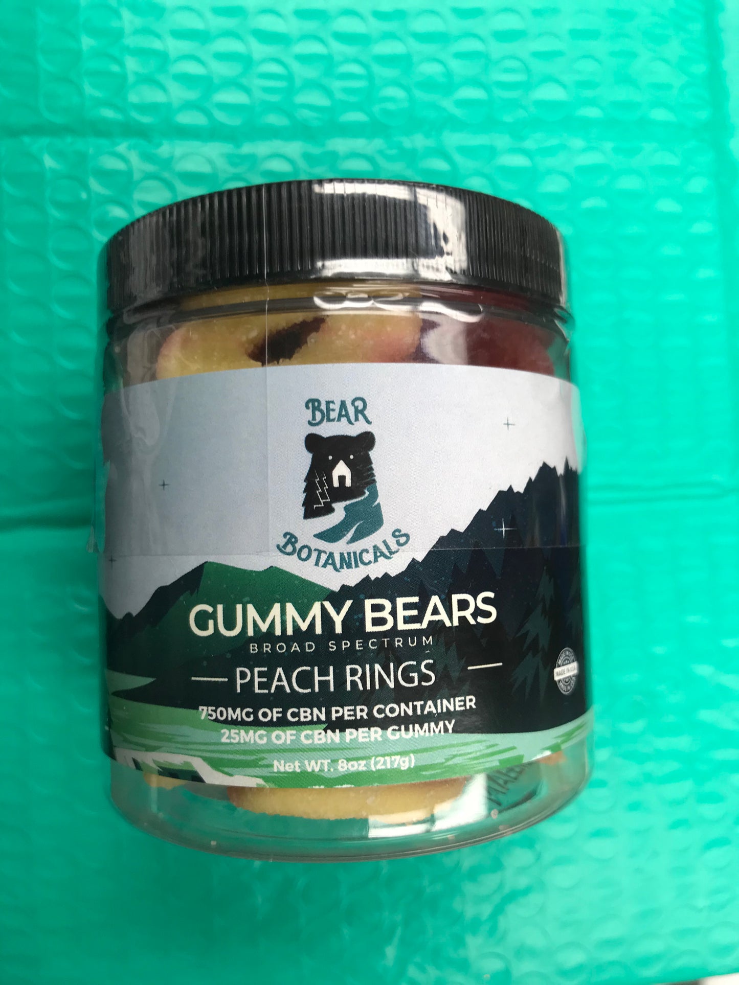 CBN Peach Ring Sleep Gummies - 750mg